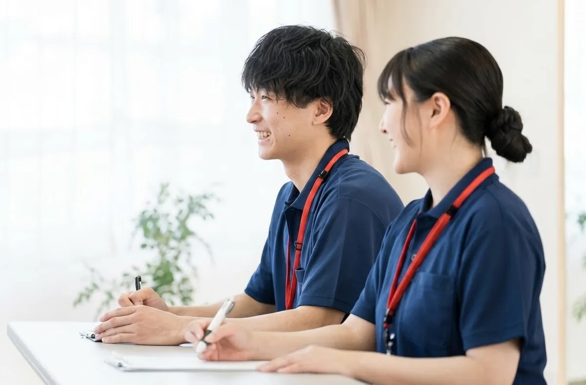 ご相談をうかがうスタッフ